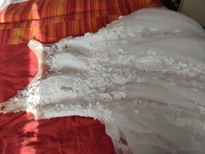 Svatební šaty sněhobílé vel. M-XL - 6