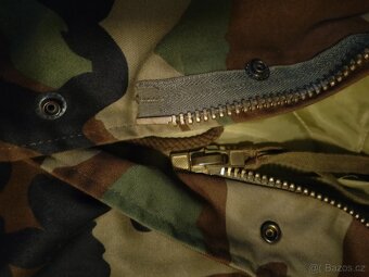BUNDA PARKA M65 DĚTSKÁ VEL. WOODLAND V.Č. VLOŽKY - 6