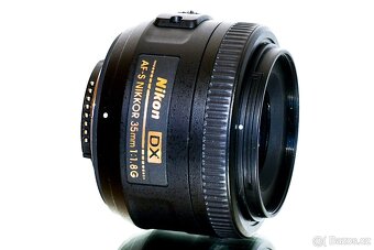Nikon AF-S Nikkor 35mm 1:1,8 G + UV filtr TOP STAV - 6