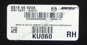 Zesilovač Bose Mazda 3, 6, CX-5, MX-5, RX-8 - 6