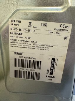 Plynová varná deska IKEA / Whirlpool HB 550 S - 6