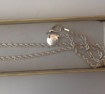 Nové stříbrné řetízky punc 925 - 6