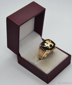 Zlatý pánský prsten - 6