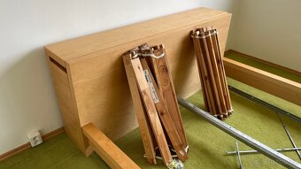 Postel Ikea Malm 160 x 200 rošty a zadní komoda - 6
