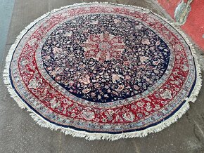 Luxusní perský kulatý koberec TABRIZ 280cm - 6
