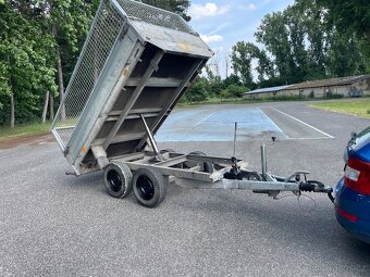 Bržděný sklopný přívěs Saris s klecí 2000 kg, nová STk - 6