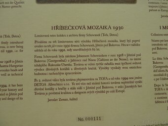 Retro hříbečková mozaika TOFA - 6