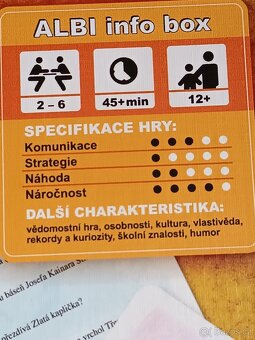 Prodám stolní hru Zlaté Česko - 6