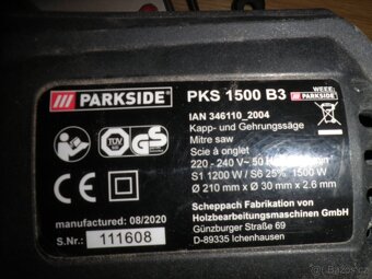 Zkracovací a pokosová pila Parkside - 6