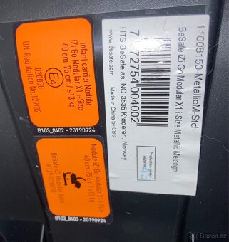 Autosedačka BeSafe iZi Go Modular i-Size X1 - 6