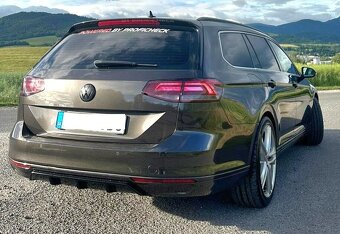 Športový difuzor na zadný nárazník pre VOLKSWAGEN - 6