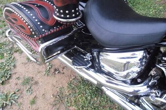 Masívní chrom plotny řidiče spolujezdce chopper,cruiser. - 6