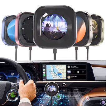 Bezdrátový Apple CarPlay adaptér s displejem - 6