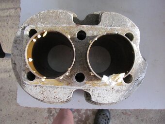 Jawa 500 OHC válce 02 po výbrusu a 00 šnek 65,00 mm - 6