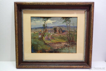 Kolínský F.V. - Dívky u potoka  - 6