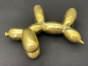 Socha bronz/mosaz Balloon Dog - velký - 6