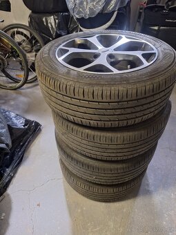 Krásná Alu kola 5x108 r16 s pneu - 6