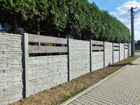 Betonový plot od CZ výrobce na klíč - TOP CENA - 6