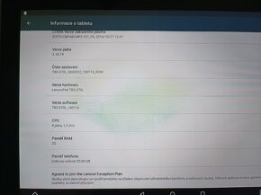 Pěkný Tablet Lenovo (TB3-x70L) Tab3,10",2GB RAM,SIM - 6