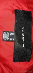 Bunda Vero Moda dámská, červená barva, zimní M - 6