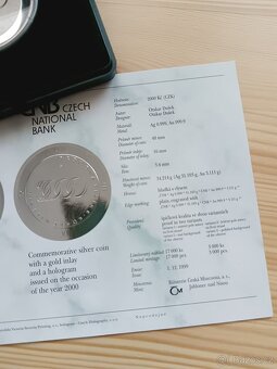 2000kč konec Milénia 2000 ČNB - 6