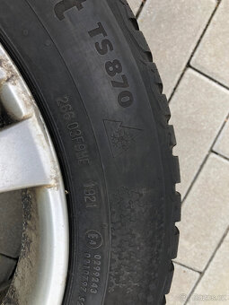 Alu kola R16, 5x112, zimni pneu continental 205/55 R16 - 6