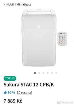 Mobilní klimatizace Sakura 12CPA/K - 6