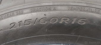 Alu kola 5x112 R16 Škoda ,VW s pneu 215/60r16 7mm TOPSTAV - 6