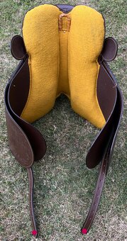 Australské sedlo s hruškou hnědé - 6