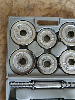 sada cinek 15 kg pochromovane - 6