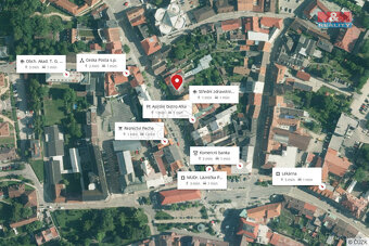 Pronájem obchod a služby, 103 m², J. Hradec, ul. Klášterská - 6