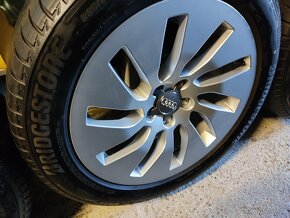 Alu kola Audi A6 A5 A7 5x112 r18 Originál,pneu7m 225/55/18 - 6