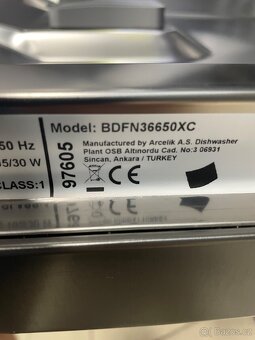 Nepoužitá myčka Beko BDFN36650XC - 6