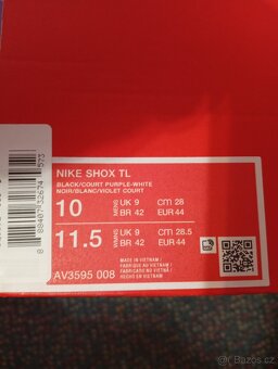 ORIGINÁLNÍ BOTY NIKE SHOX TL VEL. 44 - 6