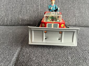 Stará hračka, Buldozer Nomura Toy Company, ne Ites, kdn - 6
