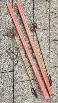 Staré dřevěné lyže Sulov - 6