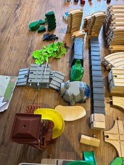 👑 MEGA SET Dřevěné vláčkodráhy – Přes 300 dílů 🚁 - 6