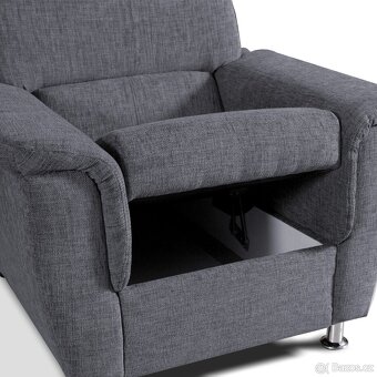 Sedací souprava, křeslo a taburet Malaga - 6