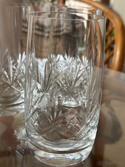 Sada křišťálových sklenic s brusem, objem  0,35 dcl - 6