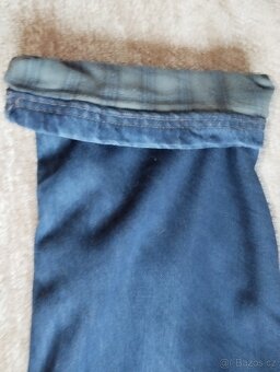 PRODÁM NOVÉ VYTEPLENÉ DŽÍNY,VEL.54 - 6