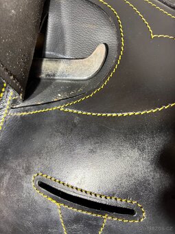 Australské sedlo bez hrušky černé krátké - 6