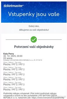 Katy Perry: PIT Stani U Podia a Horni Sezení O2 30.10.2025 - 6