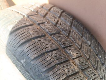 4ks plech 5x100 + pěkné m+s pneu 195/65 r15 - 6