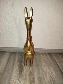 Starožitná mosazná soška - Dhokra art - 6