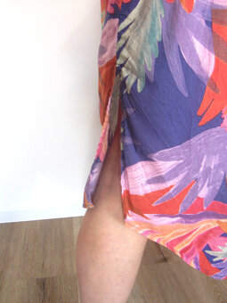 Tropické letní košilové šaty - 6