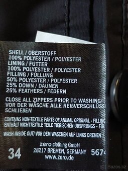 Dámská nebo dívčí péřová bunda XS - 6