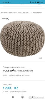 2x puff podsedák - 6