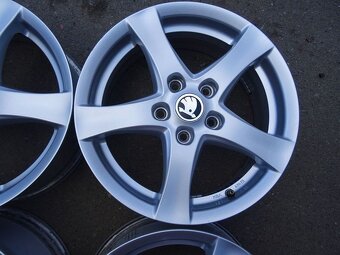 Alu disky na Škoda 16", 5x112, ET 48, šíře 6J - 6
