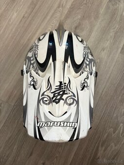 Motokrosová helma XL + brýle - 6
