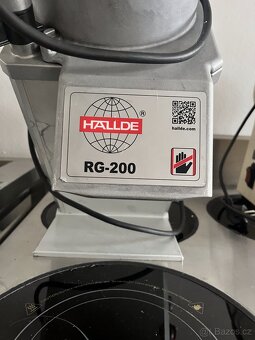Krouhač zeleniny HALLDE RG-200 / 400V 50Hz, celokovový stroj - 6